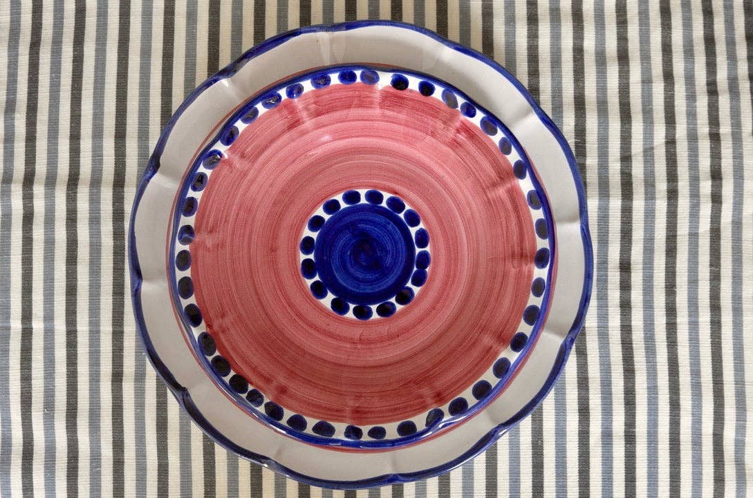 Corallo Salad Plate - Handmade & Hand Painted on the Amalfi
