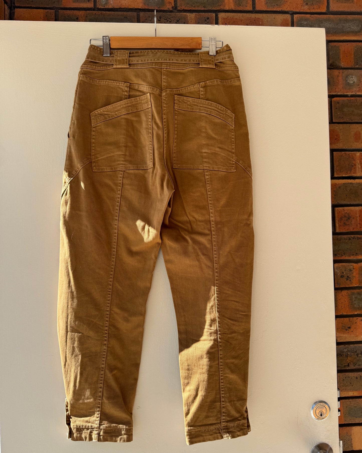 SUSTAIN - ULLA JOHNSON CAMEL PANTS