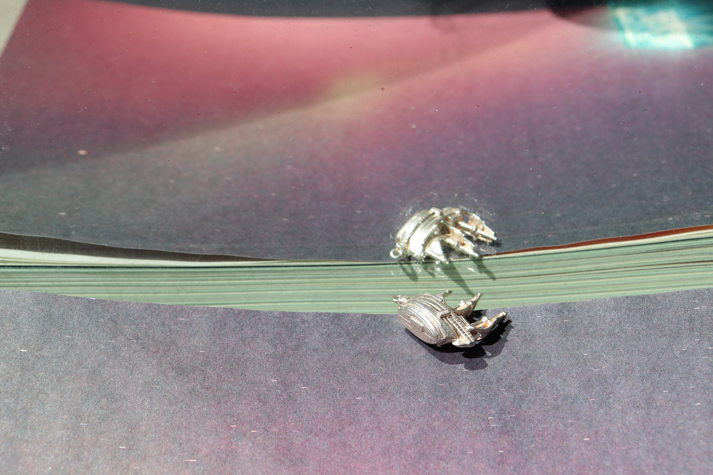 STERLING SILVER BOAT CHARM