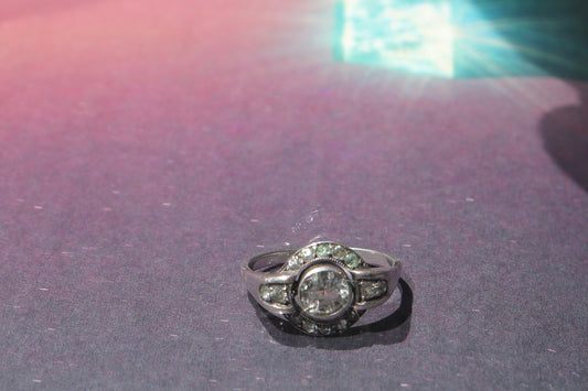 STERLING SILVER PASTE RING
