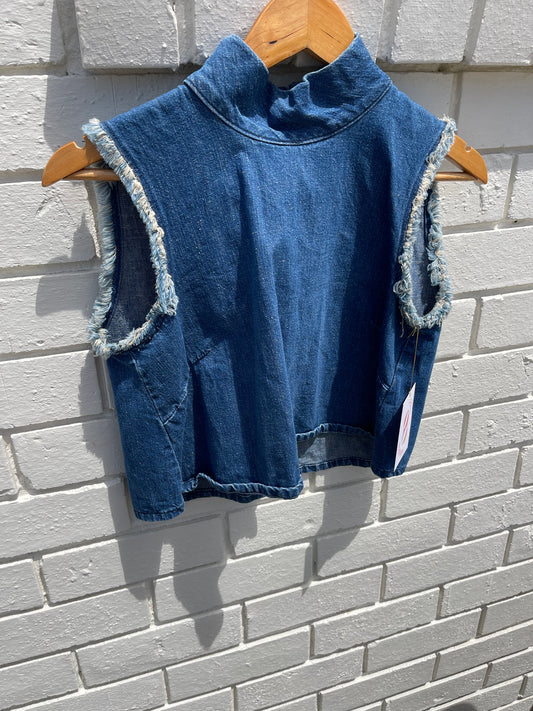 SUSTAIN - RACHEL COMEY DENIM TOP