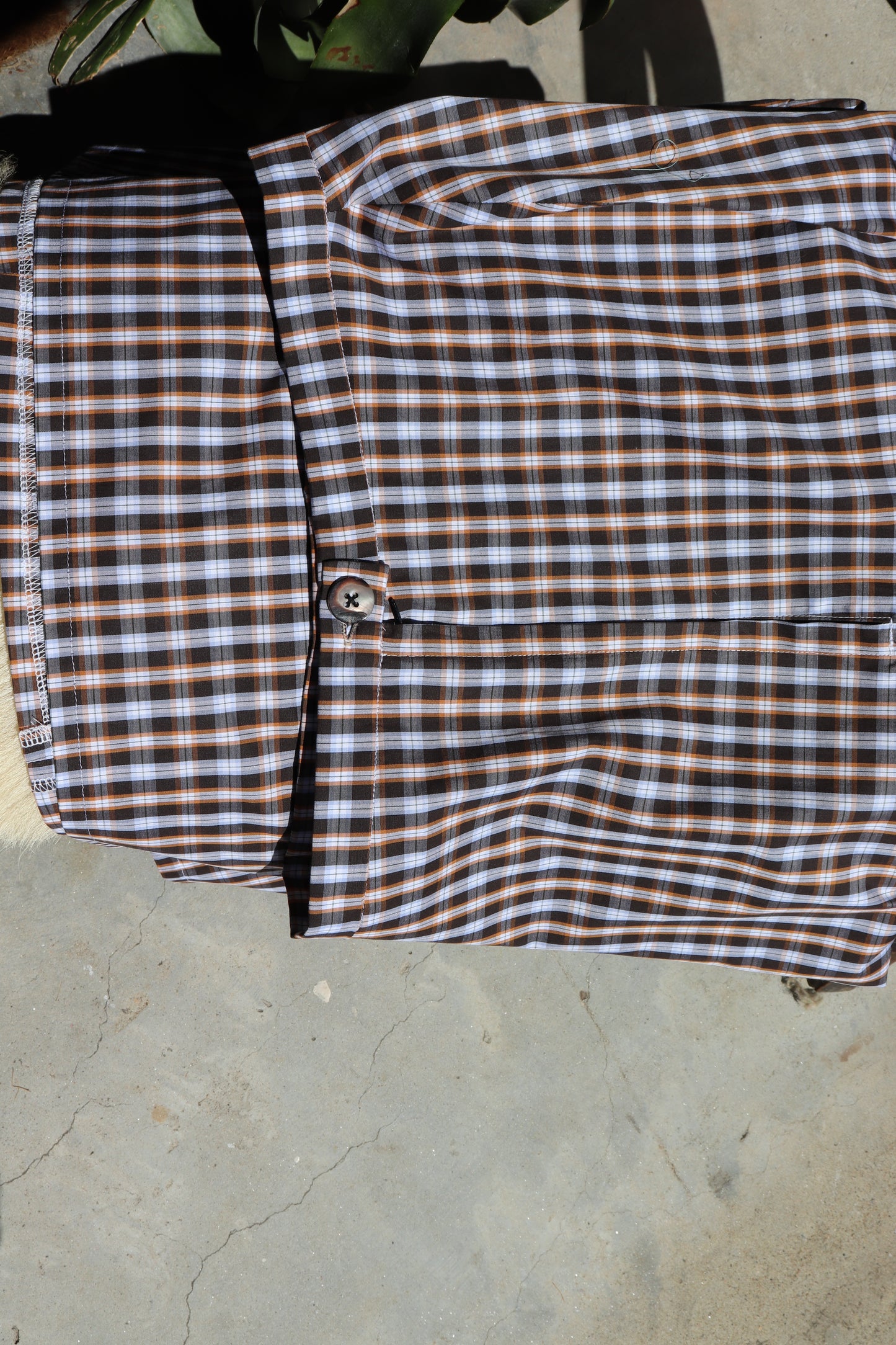 FIELD COTTON GINGHAM SKIRT
