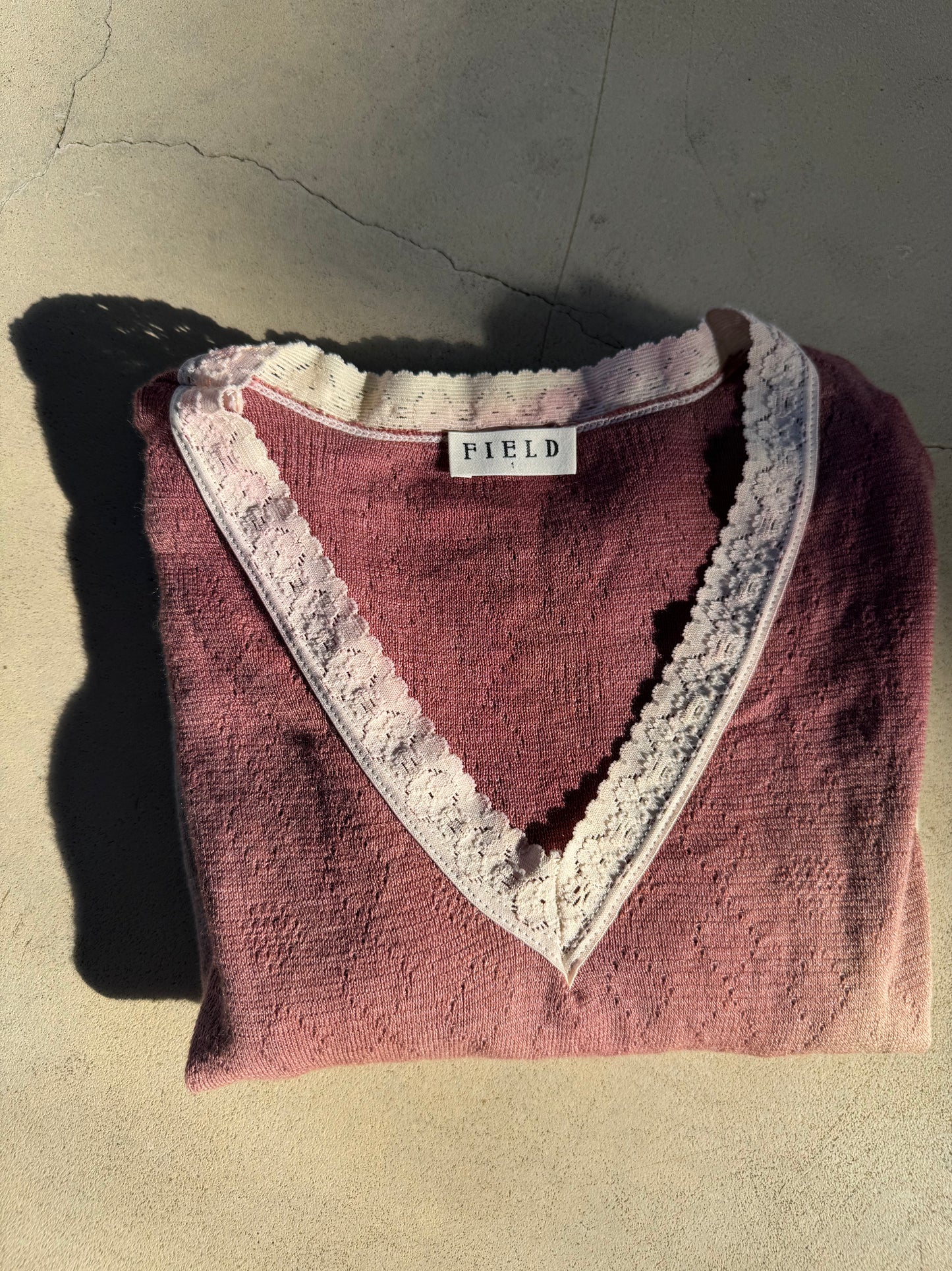 FIELD WOOL & COTTON SPENCER ~ MUTED AUTUMN