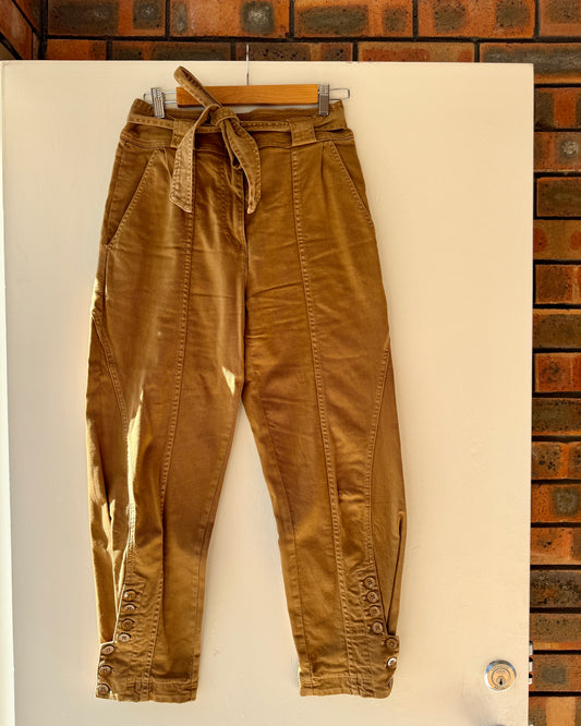 SUSTAIN - ULLA JOHNSON CAMEL PANTS