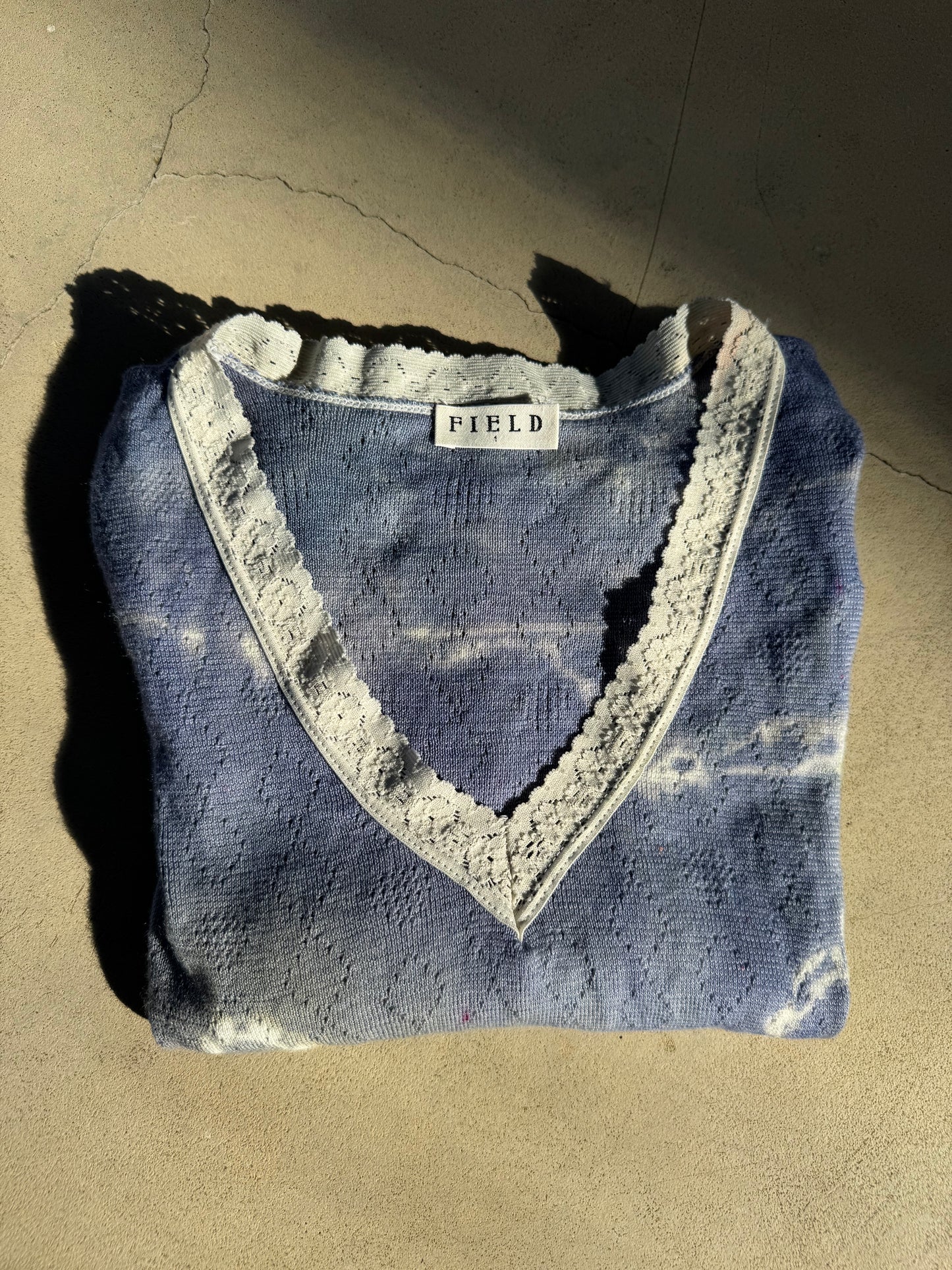 FIELD WOOL & COTTON SPENCER ~ GREY YOU