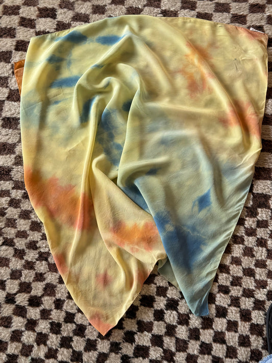 SUSTAIN FIELD COLOURED SLIK SCARF