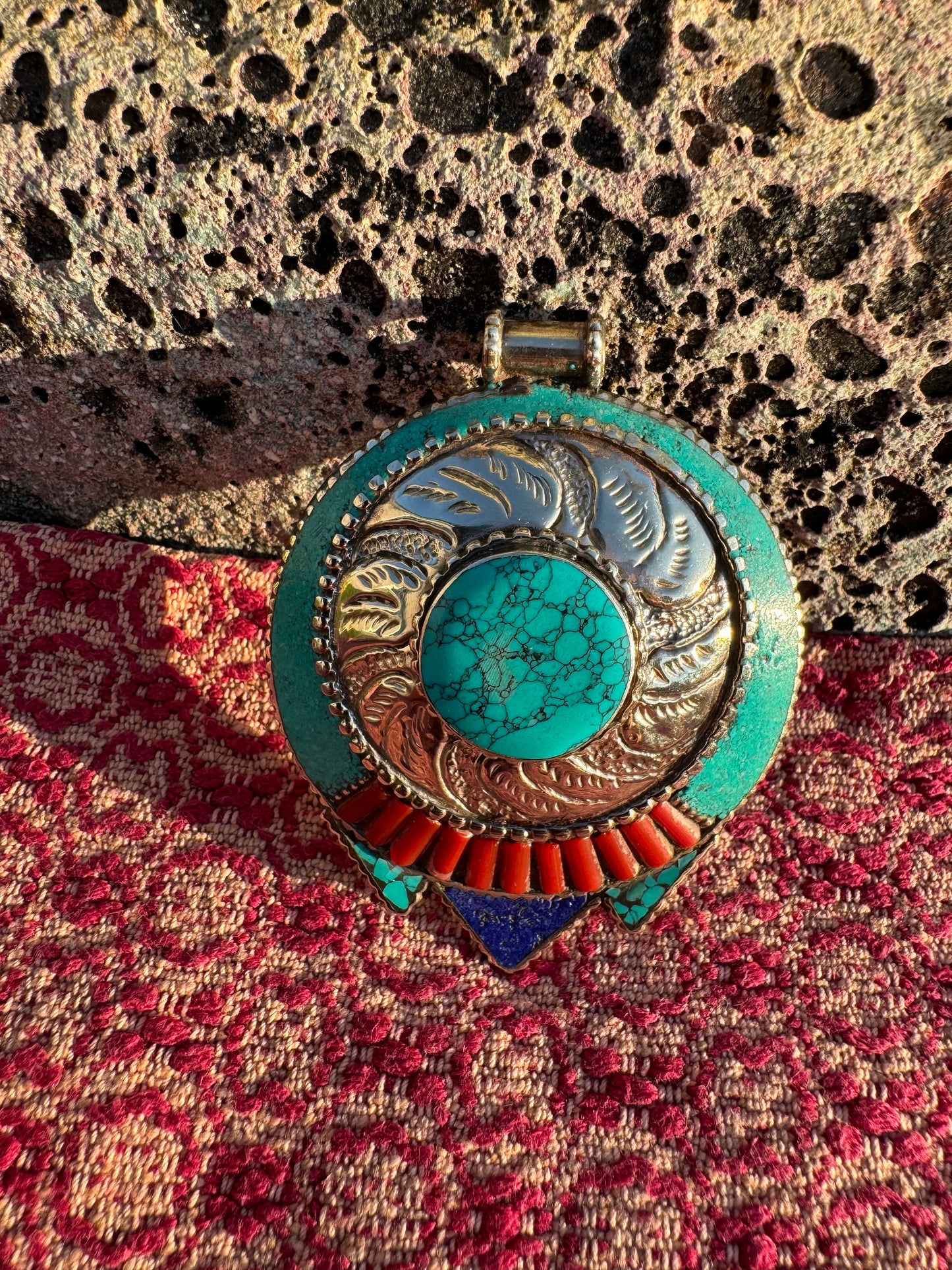 STERLING SILVER NAVAJO PENDANT