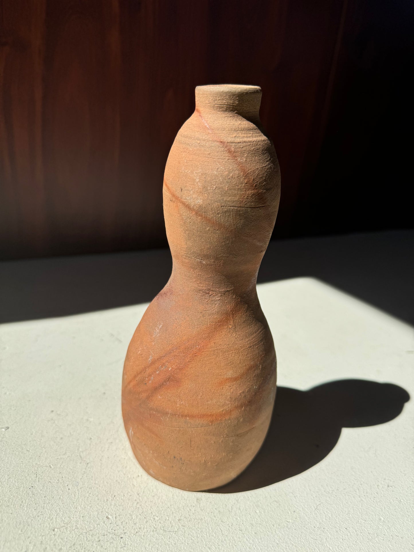 CERAMIC WOODFIRED JAPANESE VASE