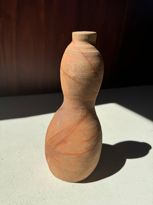 CERAMIC WOODFIRED JAPANESE VASE