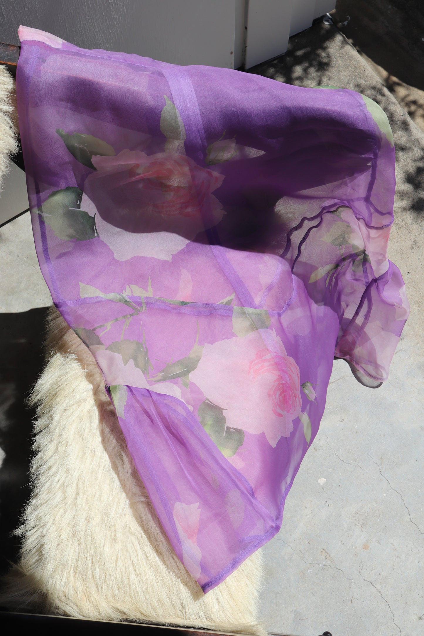 FIELD SILK V VIOLET  SKIRT