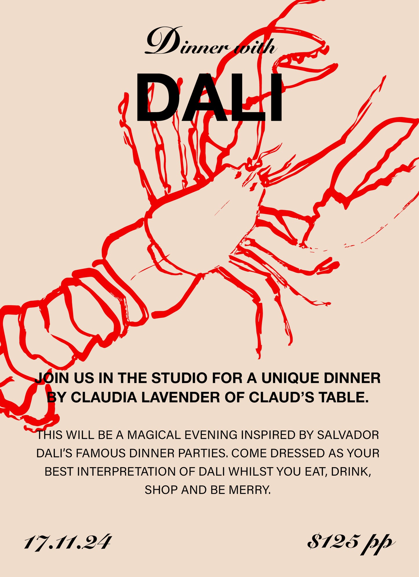 DINNER WITH DALI