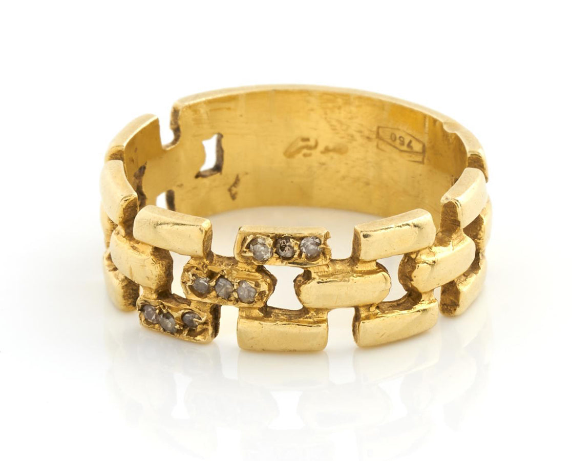 18ct GOLD AND DIAMOND RING