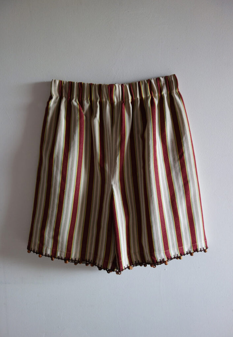 HANDWOVEN SILK SHORTS