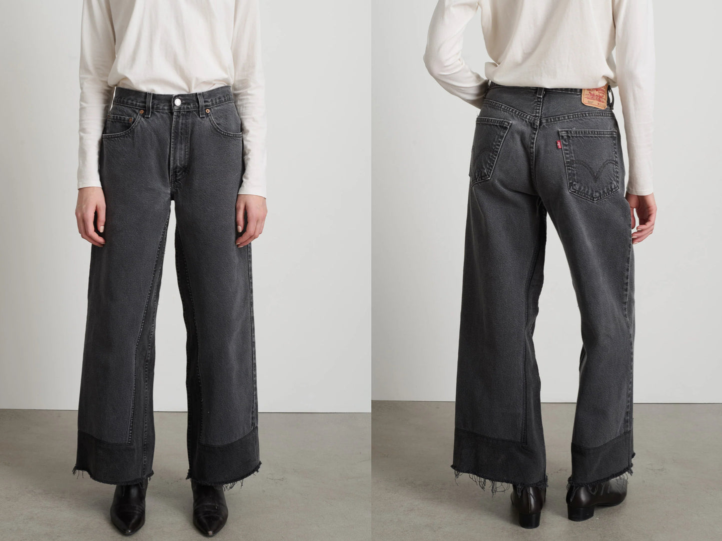 B SIDES  REWORKED CULOTTE VINTAGE BLK