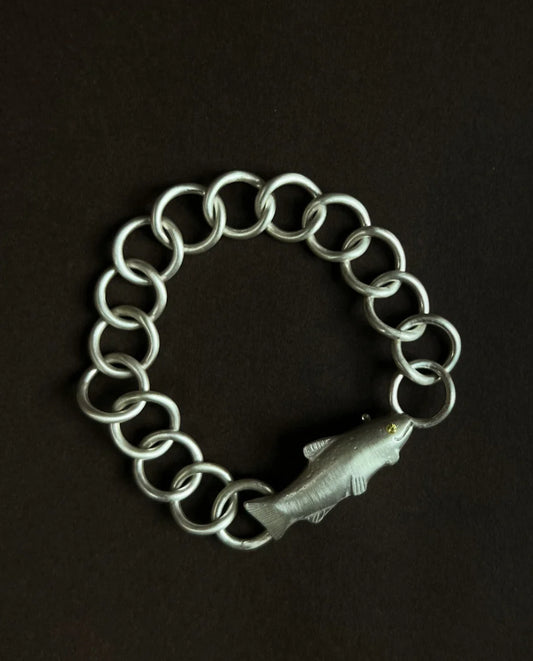 SILVER TROUT BRACELET