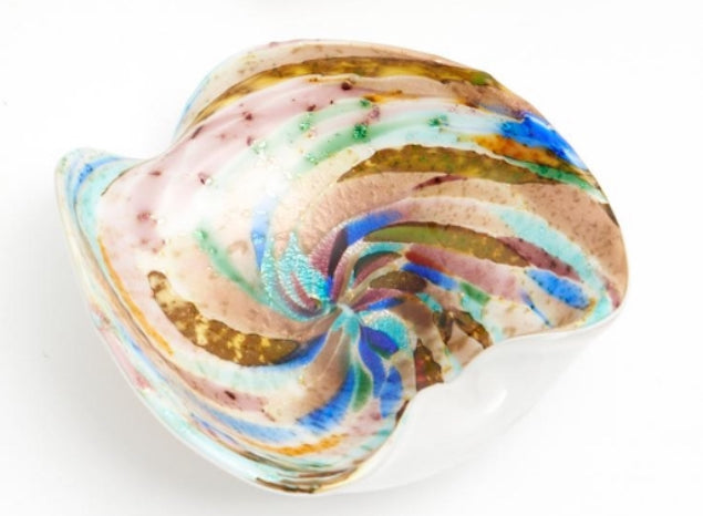 MURANO GLASS TUTTI-FRUTTI BOWL #4 1960S