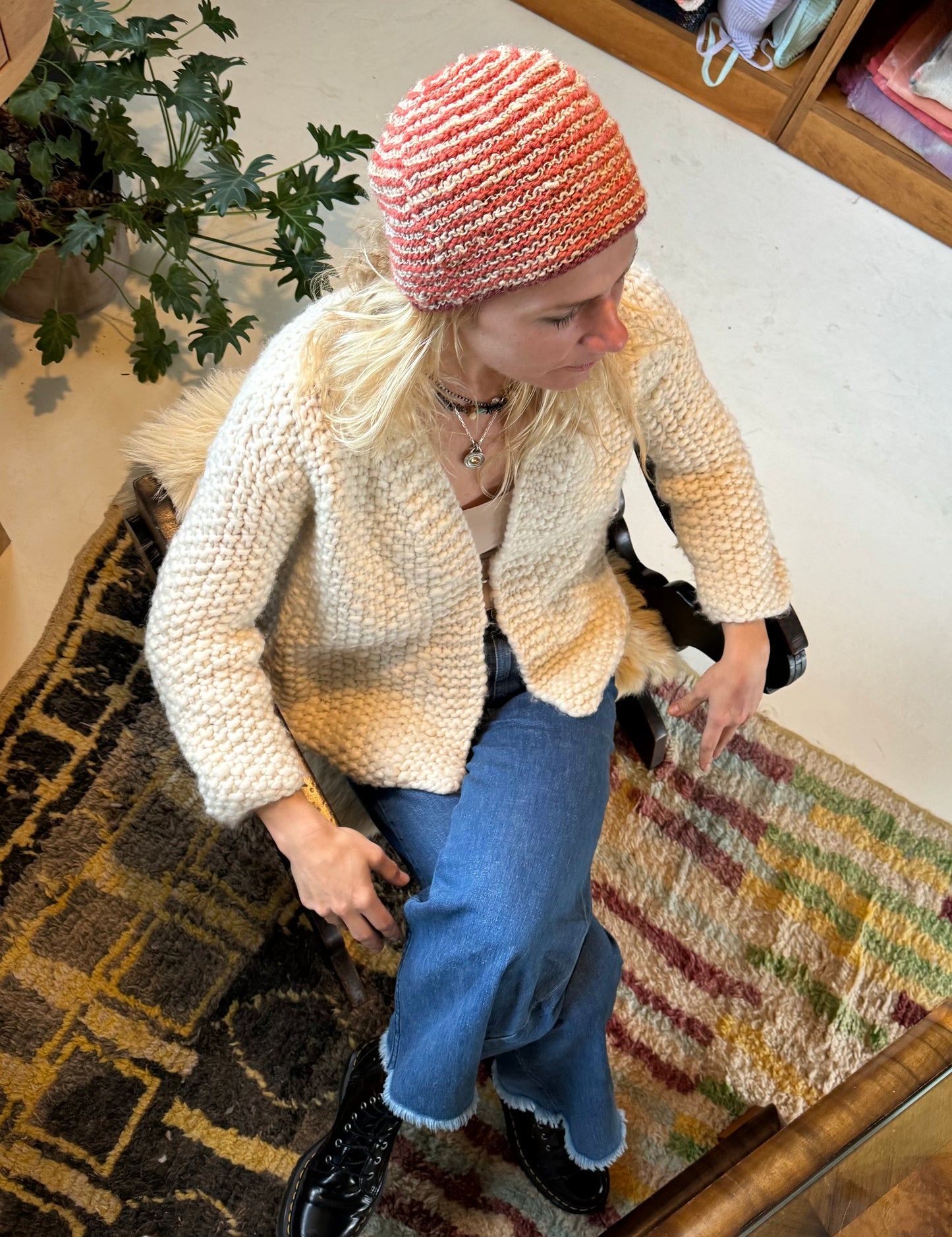 SUSTAIN PRIMA DE SUR WOOL CARDIGAN