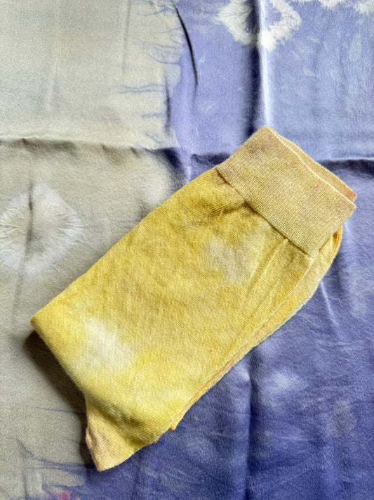 FIELD FINE MERINO SOCK ~ MELLOW YELLOW