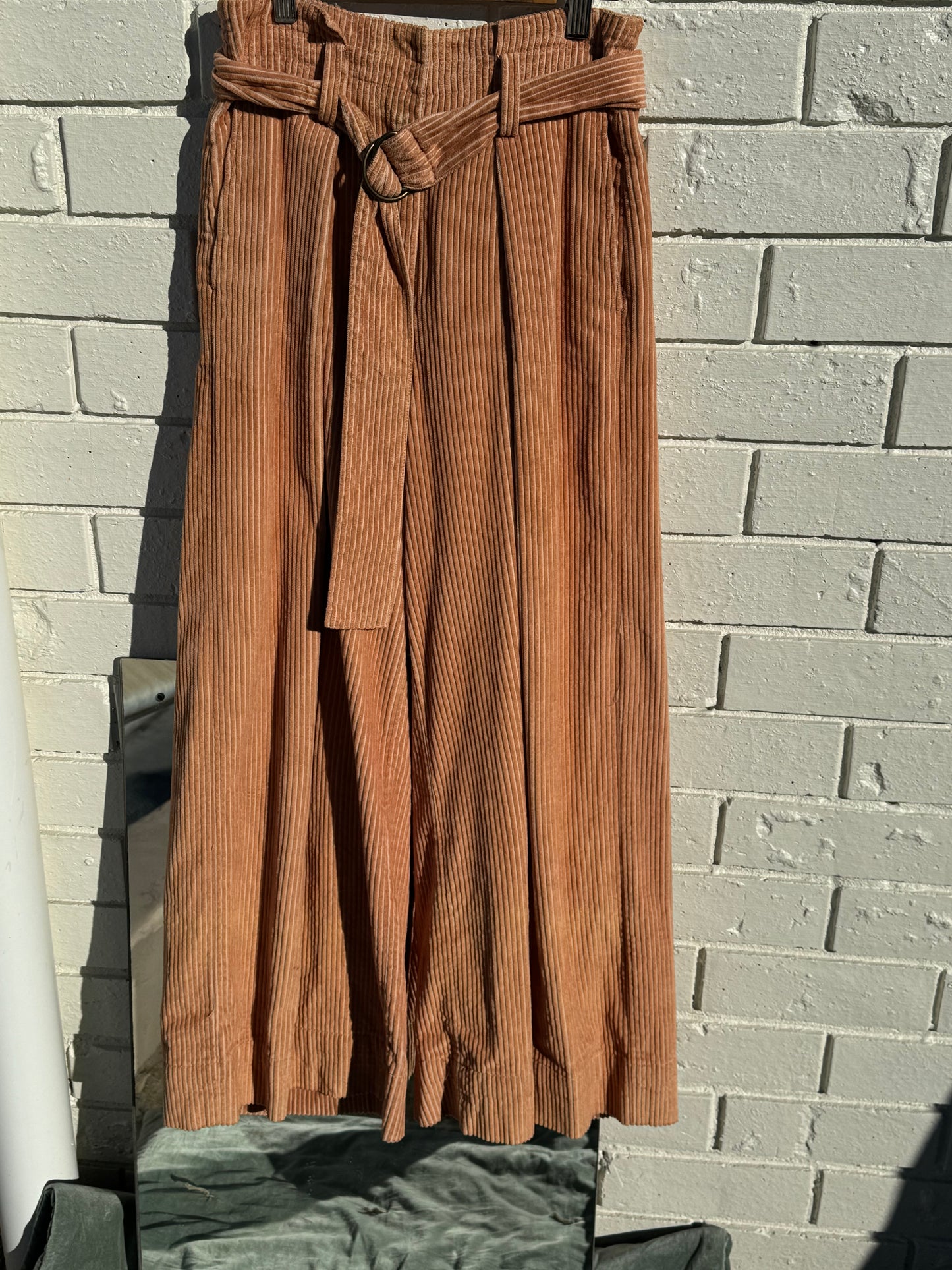 SUSTAIN - ULLA JOHNSON CAMEL CORD PANTS