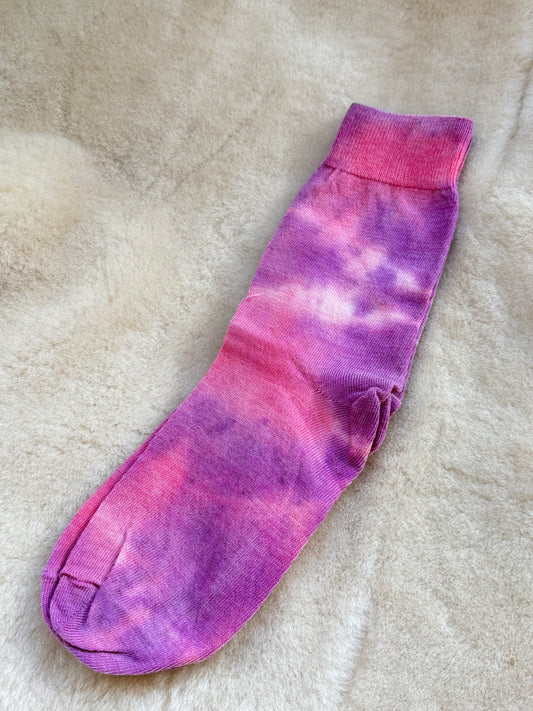 FIELD FINE MERINO SOCK ~ PINK SKIES