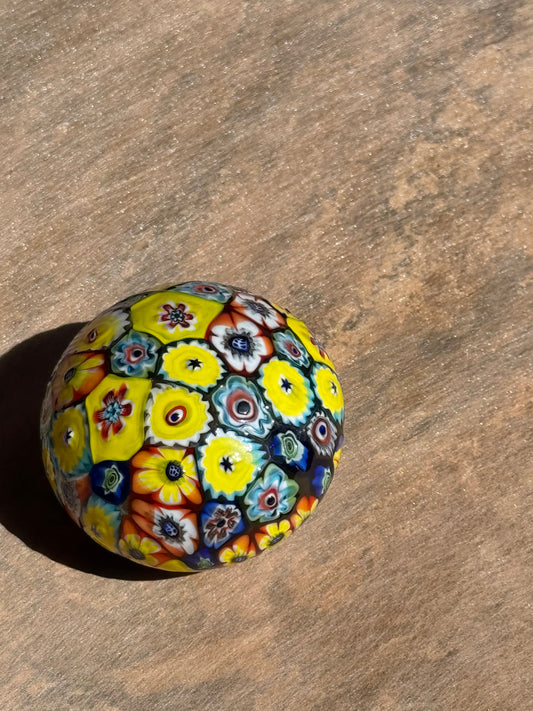 MILLIEFIORI MURANO GLASS paper weight