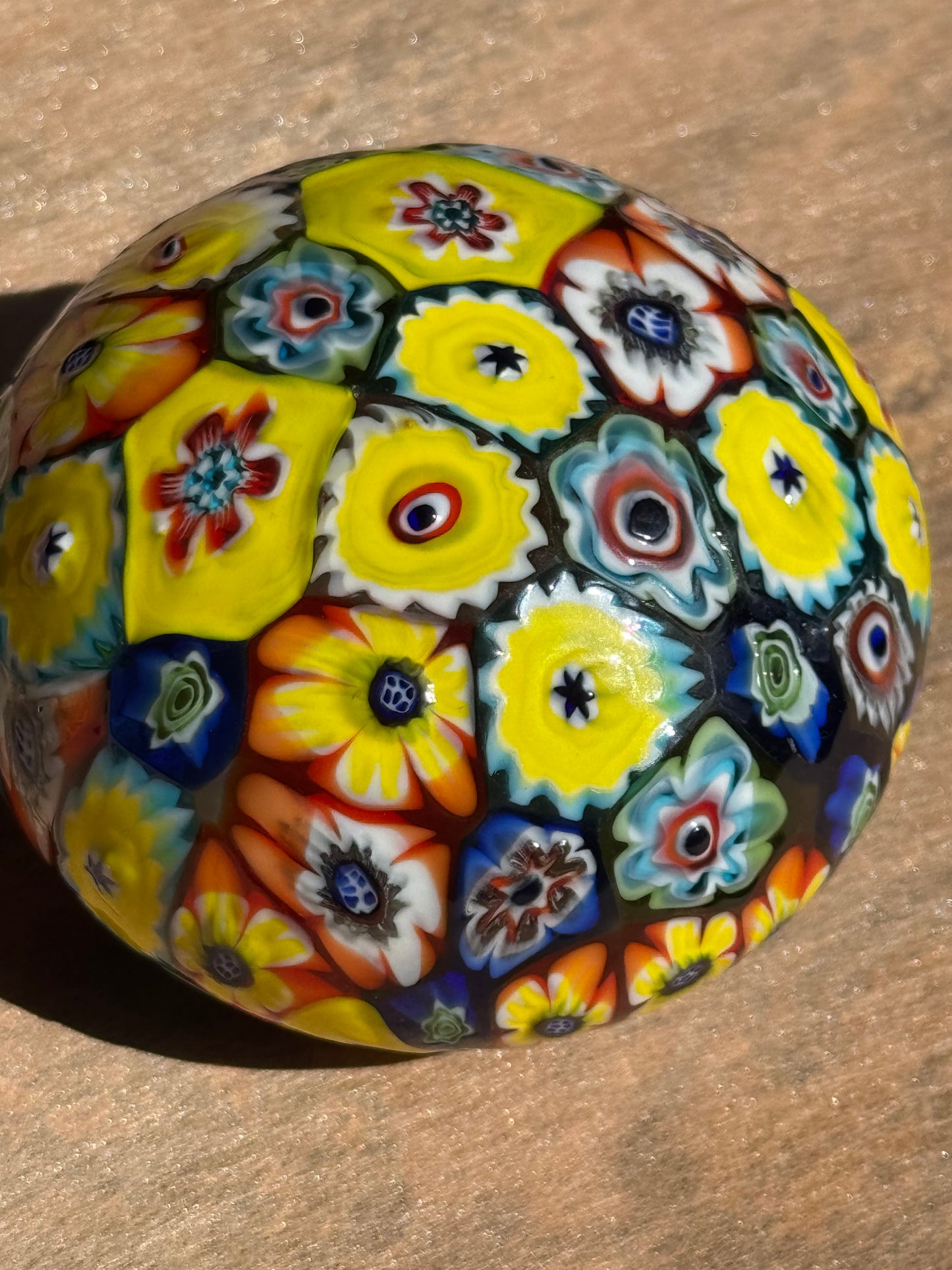 MILLIEFIORI MURANO GLASS paper weight