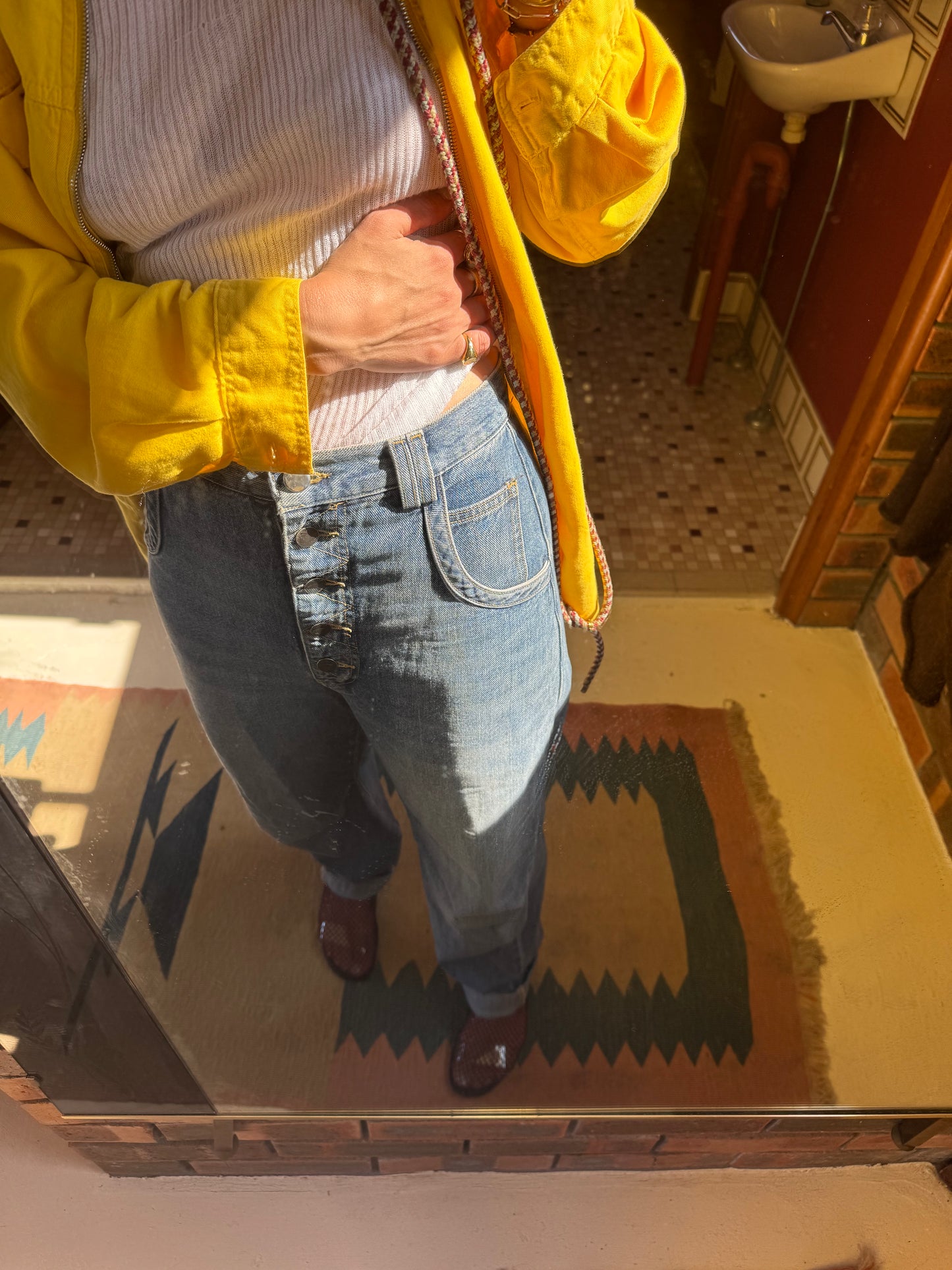 SUSTAIN RACHEL COMEY BUTTON UP JEAN