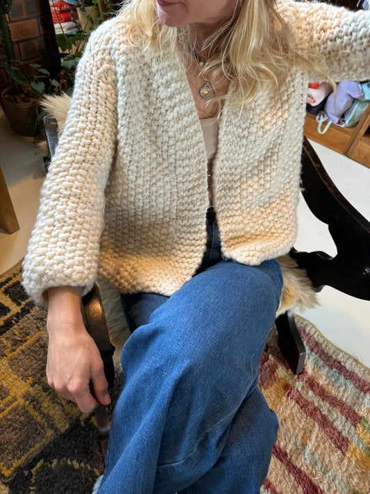 SUSTAIN PRIMA DE SUR WOOL CARDIGAN