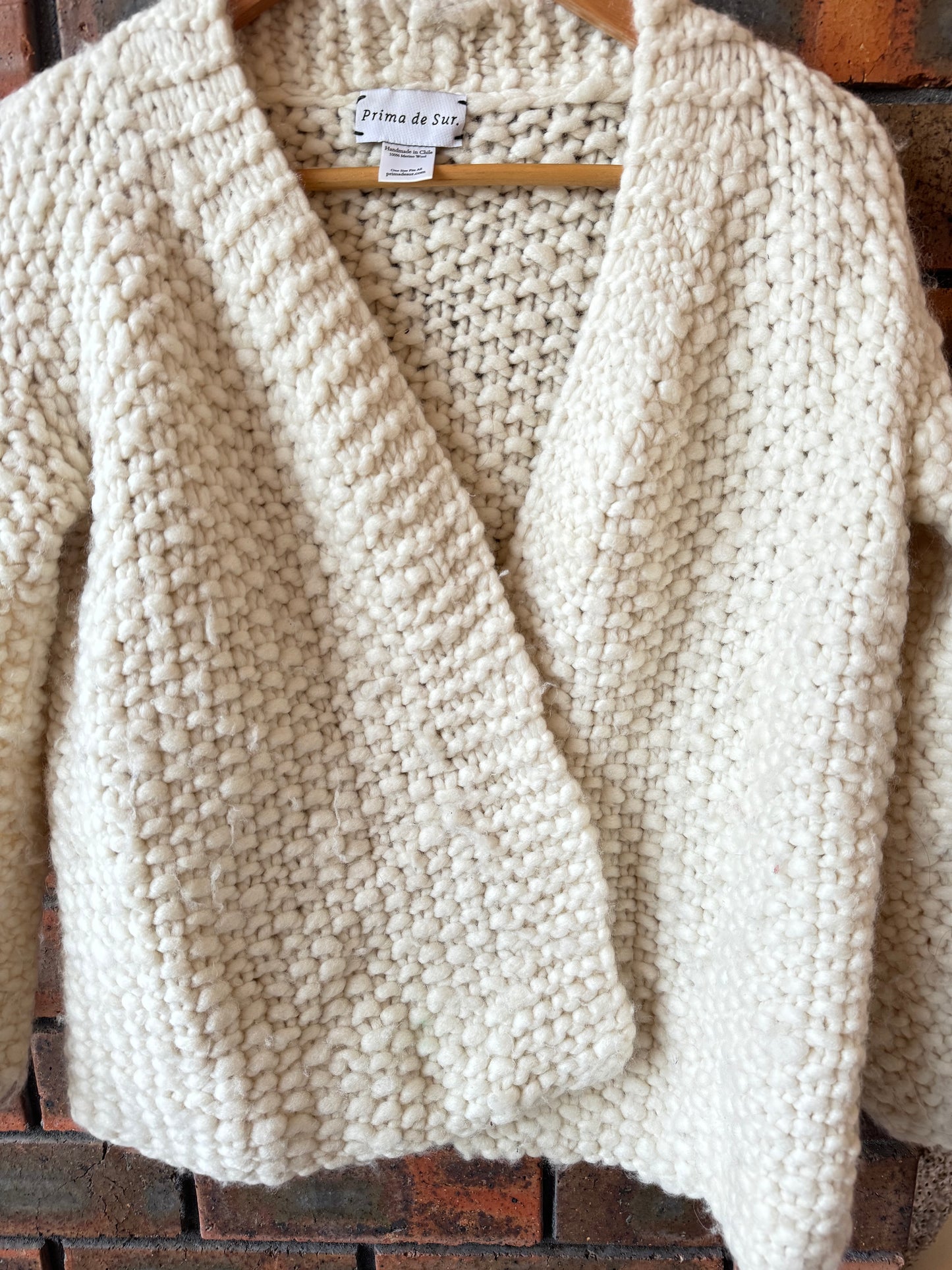 SUSTAIN PRIMA DE SUR WOOL CARDIGAN