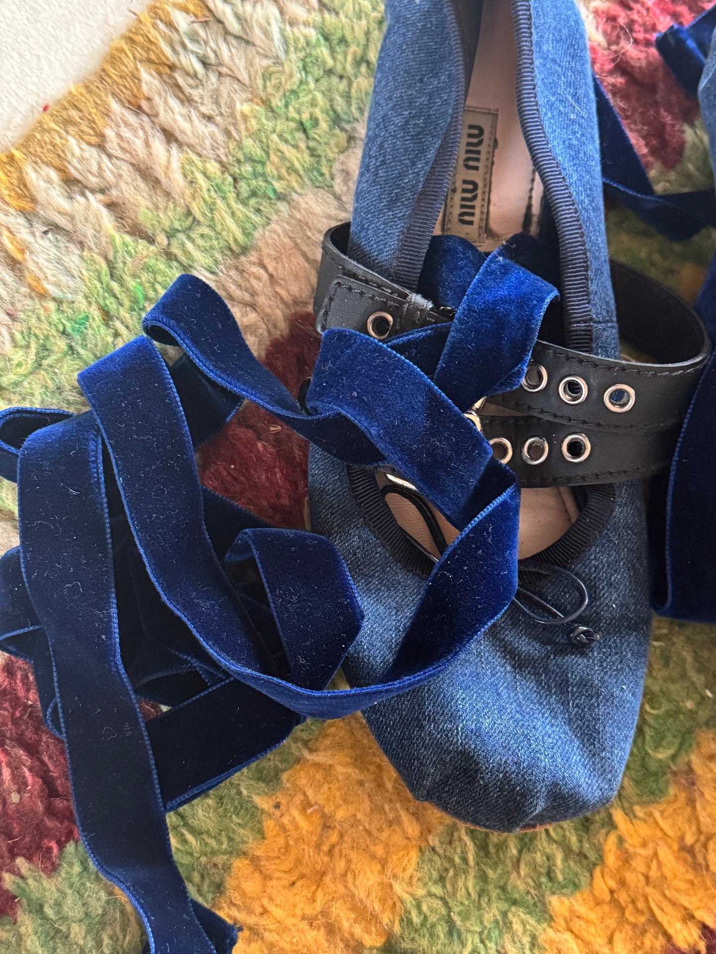 SUSTAIN MIU MIU BALLET FLATS