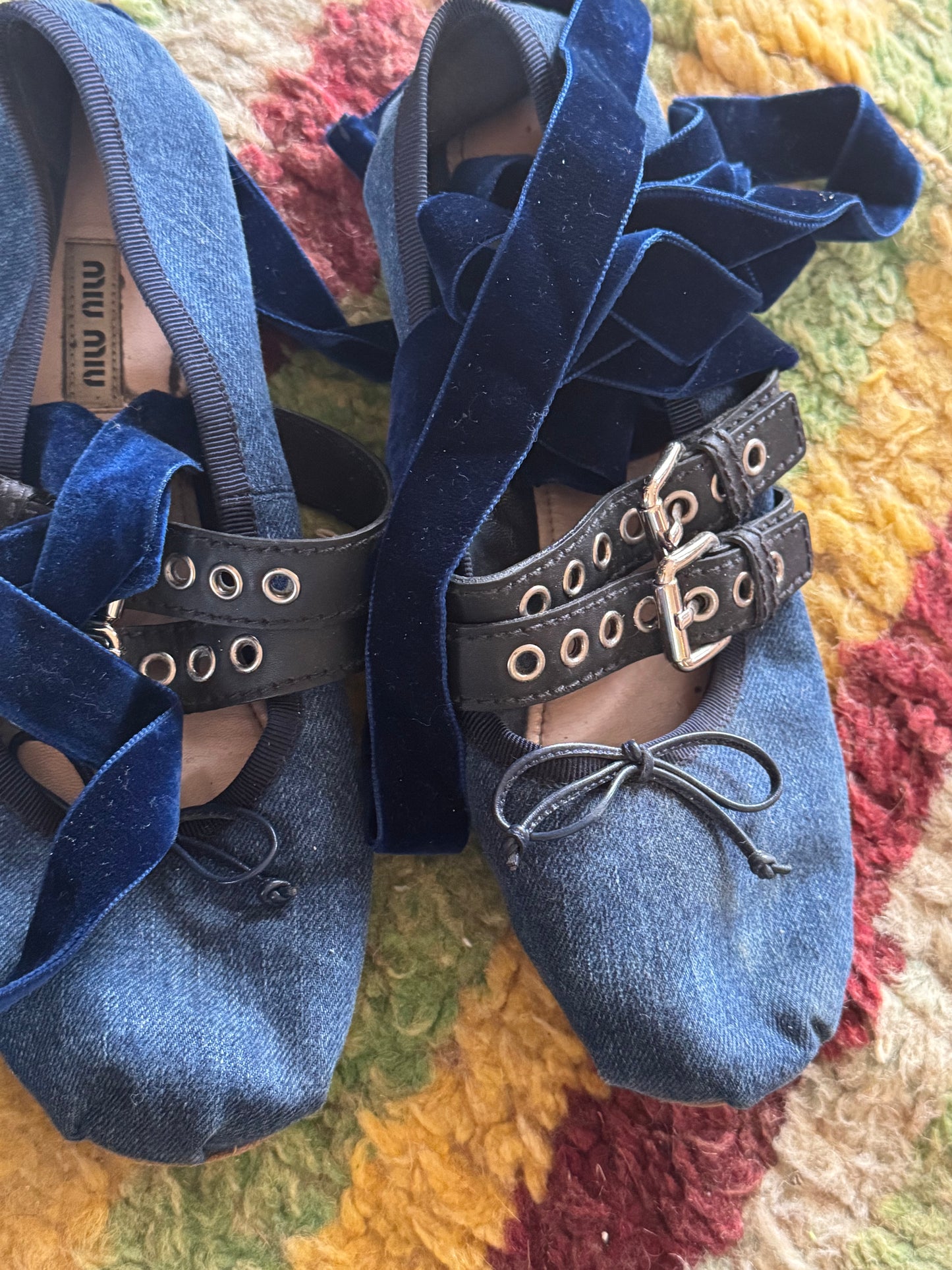 SUSTAIN MIU MIU BALLET FLATS