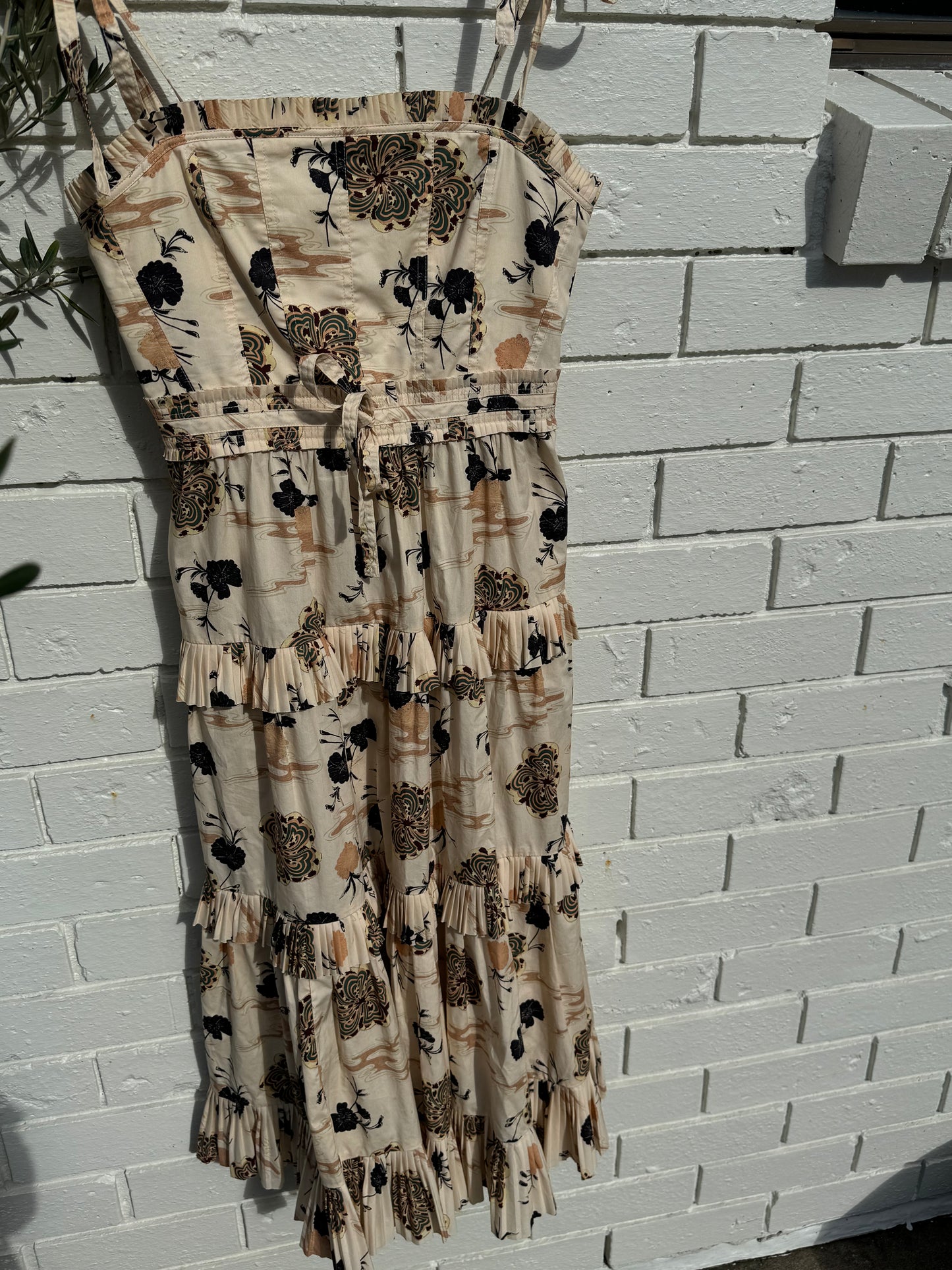 SUSTAIN ULLA JOHNSON PATTERN DRESS