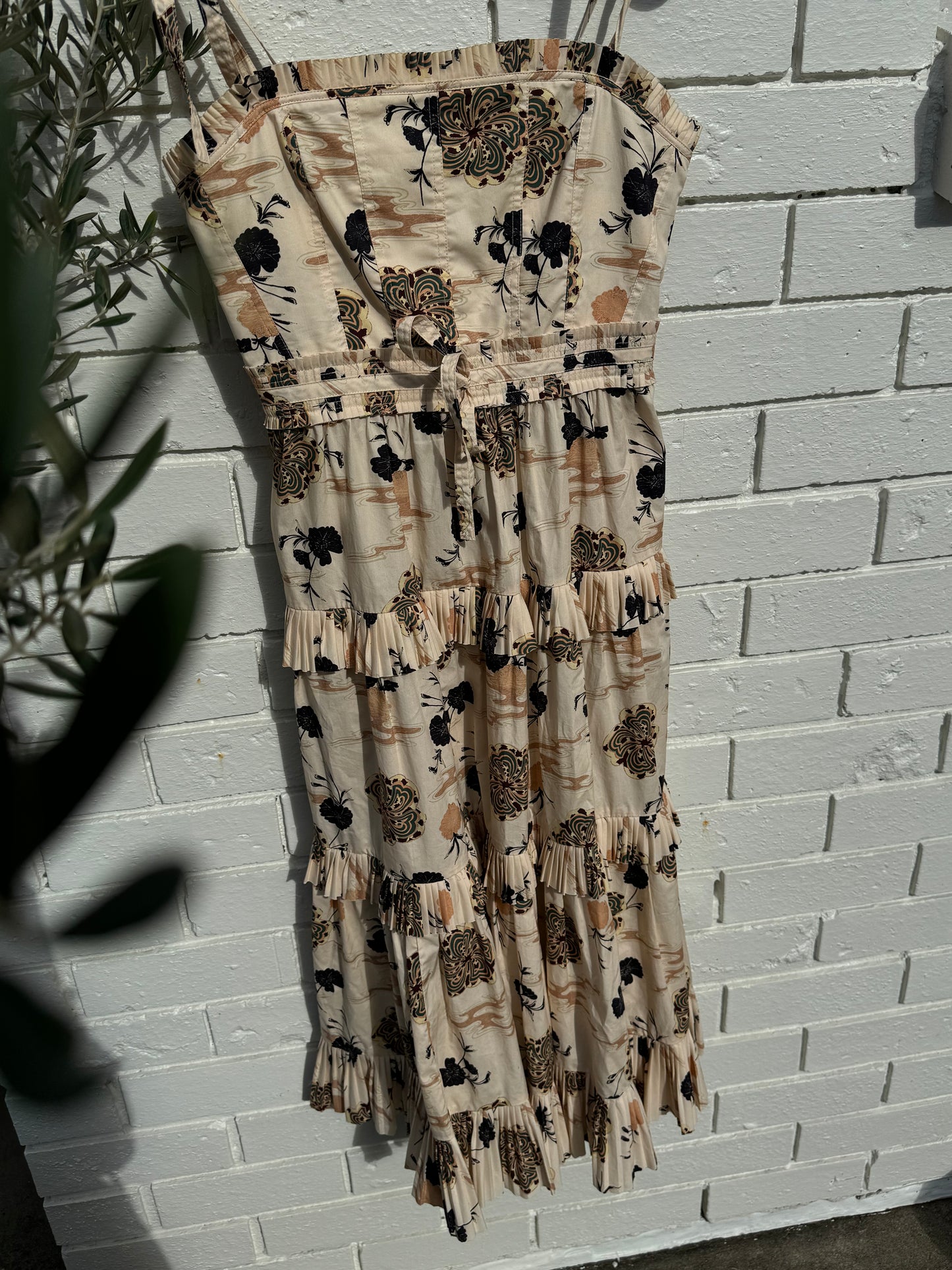 SUSTAIN ULLA JOHNSON PATTERN DRESS