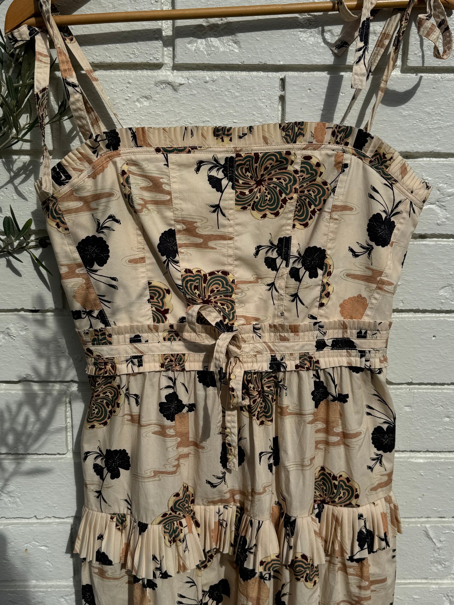 SUSTAIN ULLA JOHNSON PATTERN DRESS