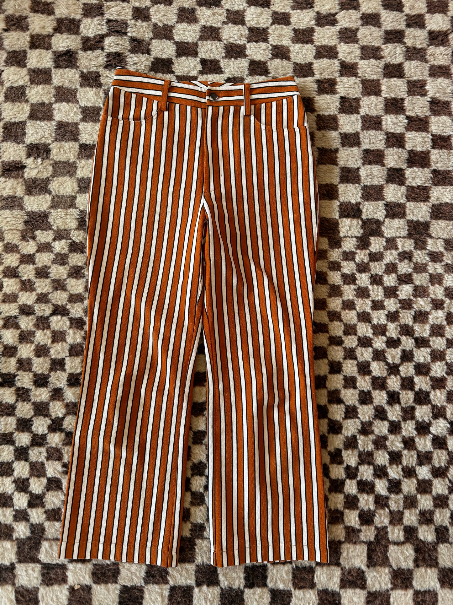 SUSTAIN No.6 STORE RUST STRIPE PANTS