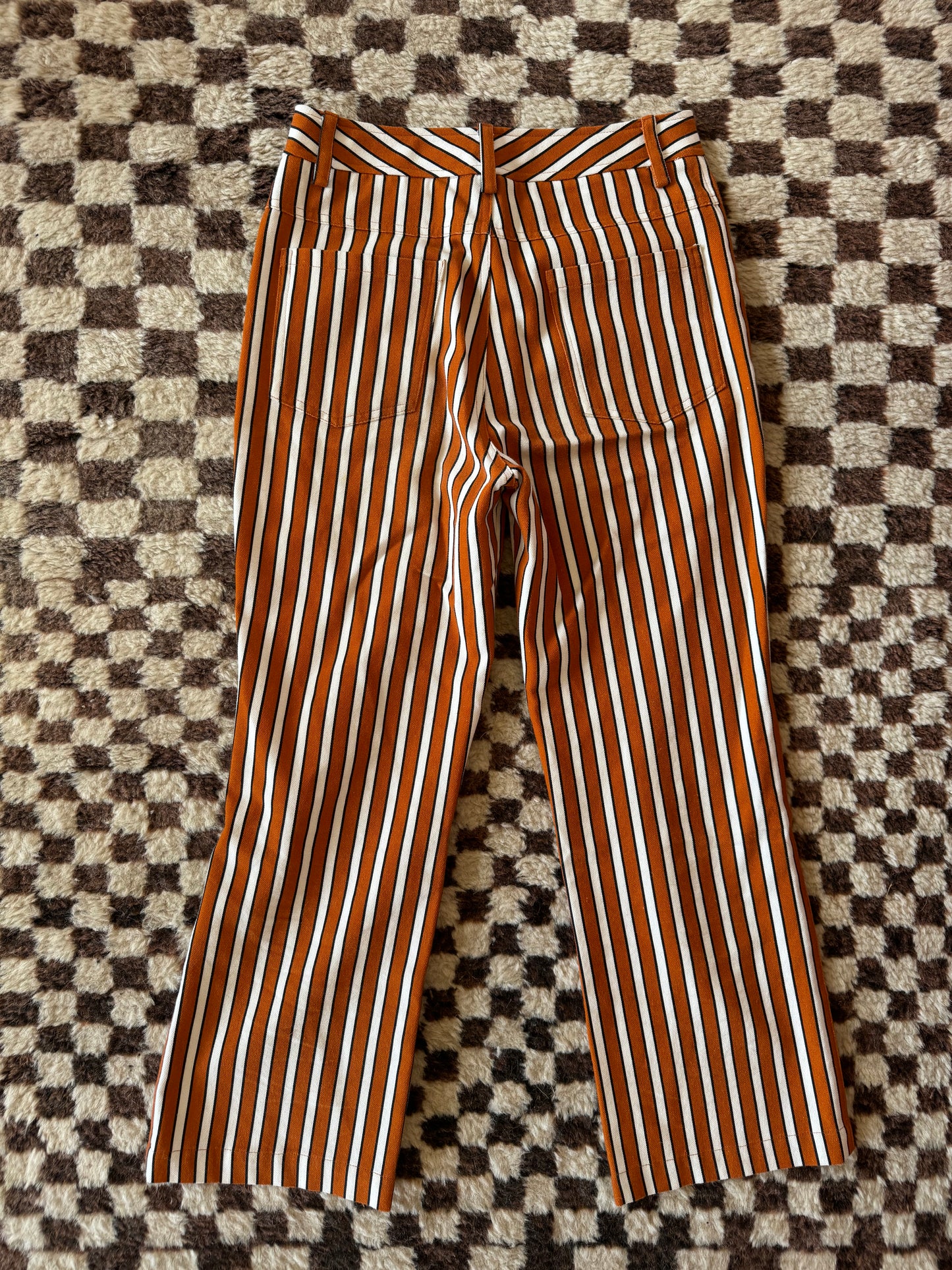 SUSTAIN No.6 STORE RUST STRIPE PANTS