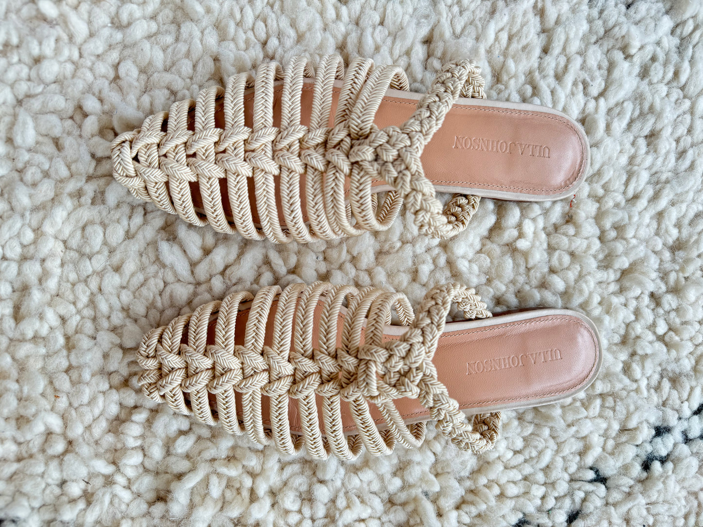 SUSTAIN ULLA JOHNSON BRAIDED FLAT