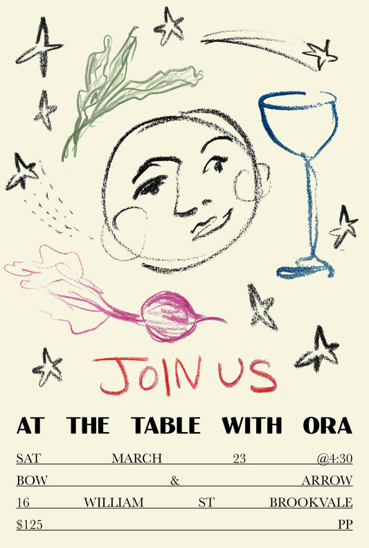 ORA’S TABLE TICKETS