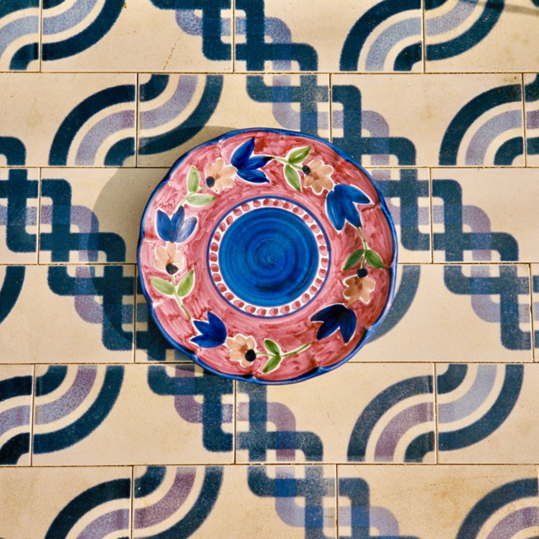 Raffaela Dinner Plate - Handmade & Hand Painted in Italy
