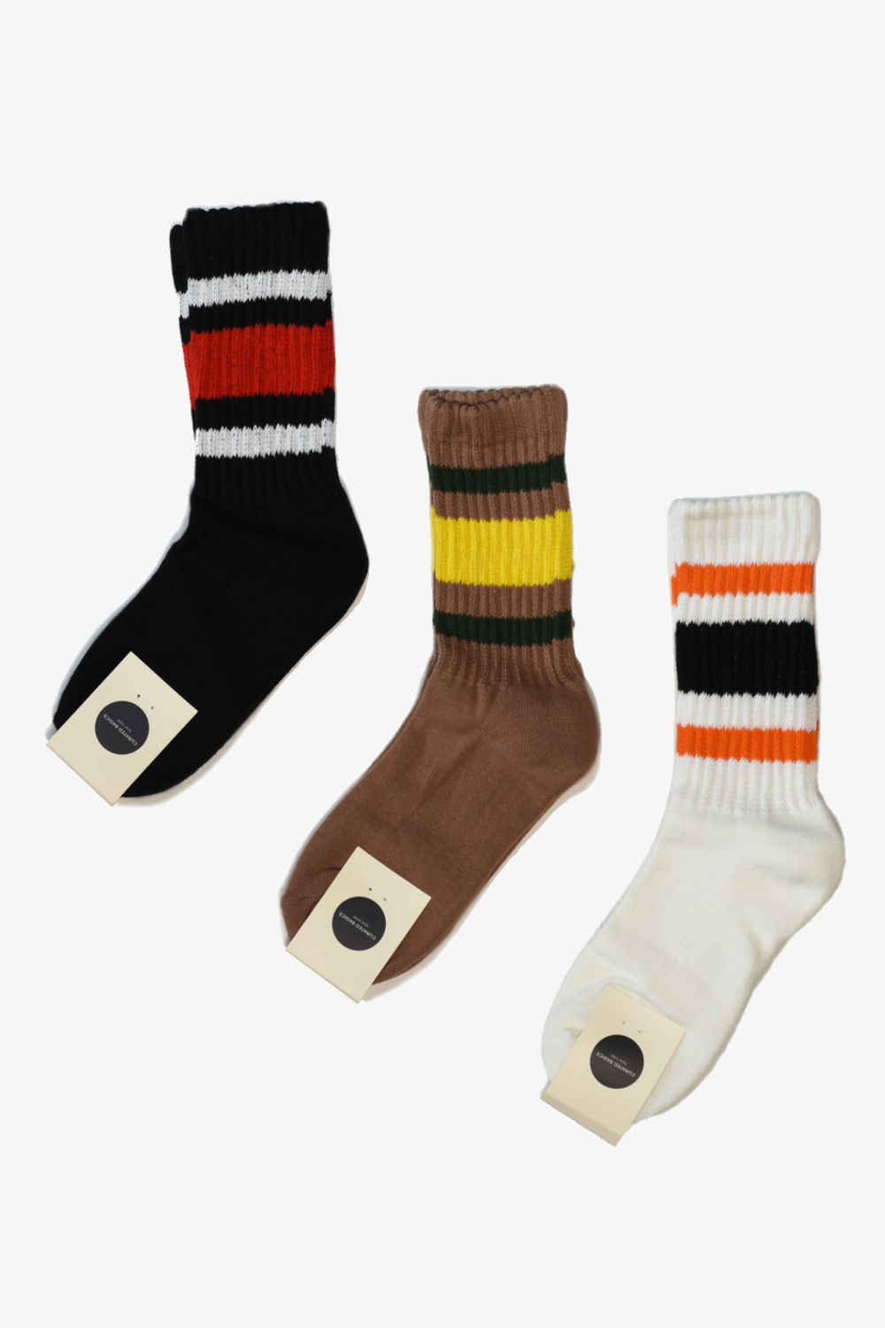 Coarse Ribbed Old School Crew Socks