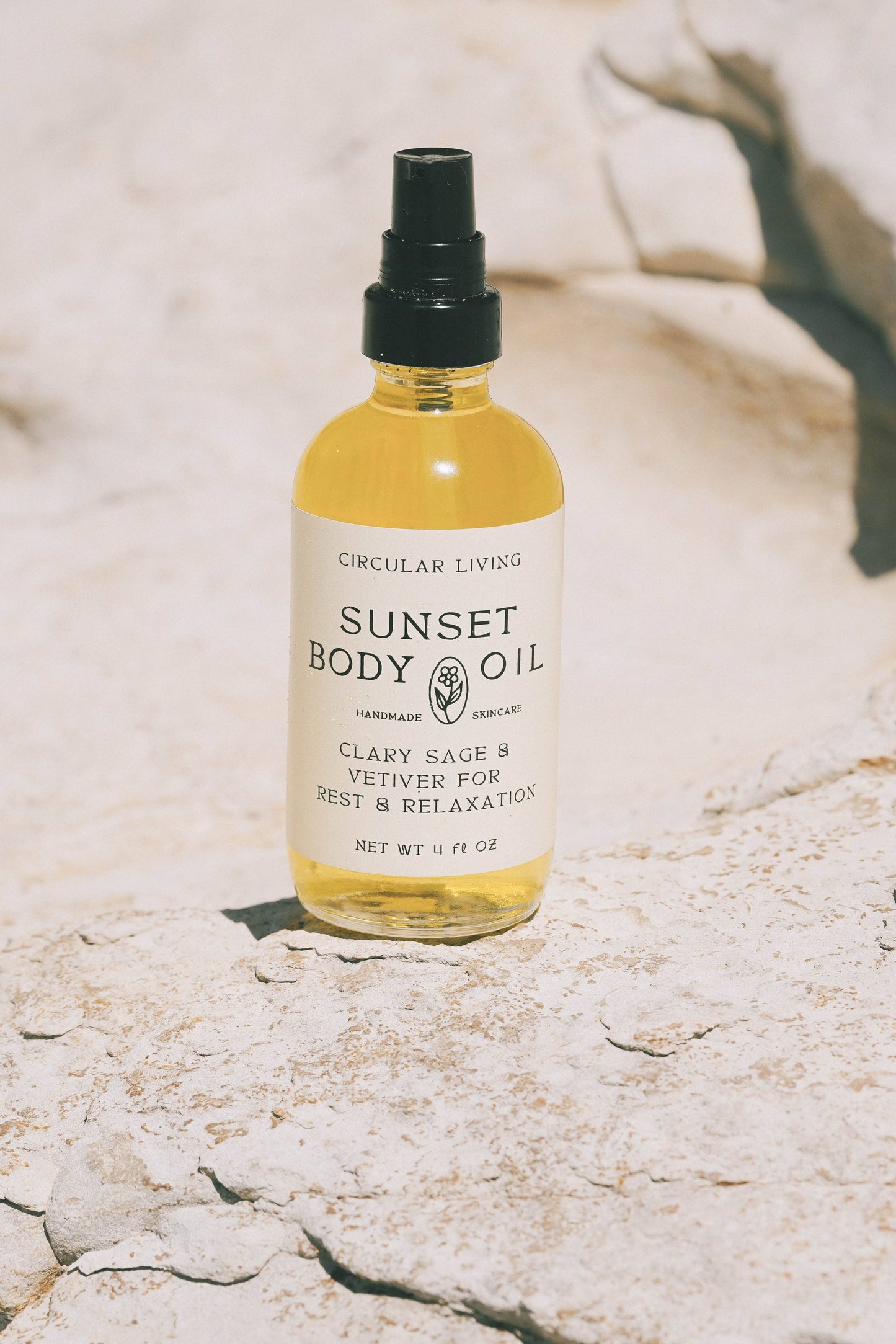 Sunset Body Oil, Clary Sage & Vetiver