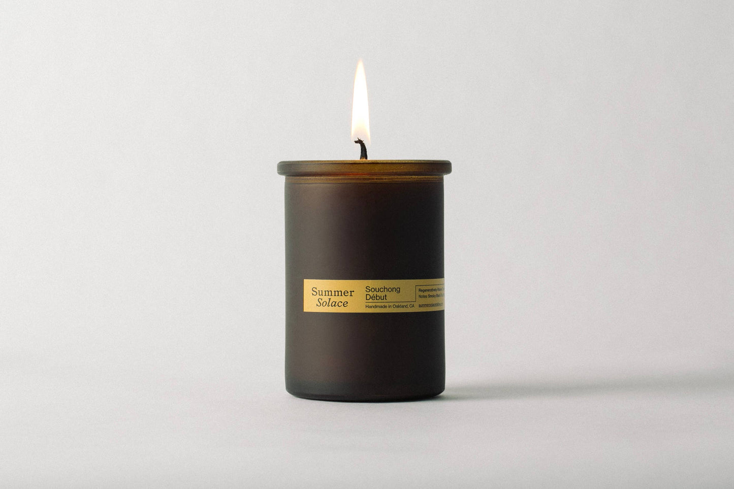 Souchong Debut (Black Tea & Vetiver) Perfumed Tallow Candle