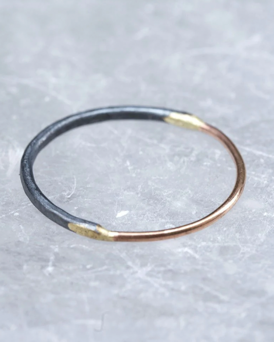 ROSE GOLD OMBRE BAND - Size 6